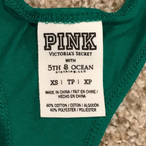 PINK VS Boston Redsocks shamrock racer back. - Picture 3 of 3